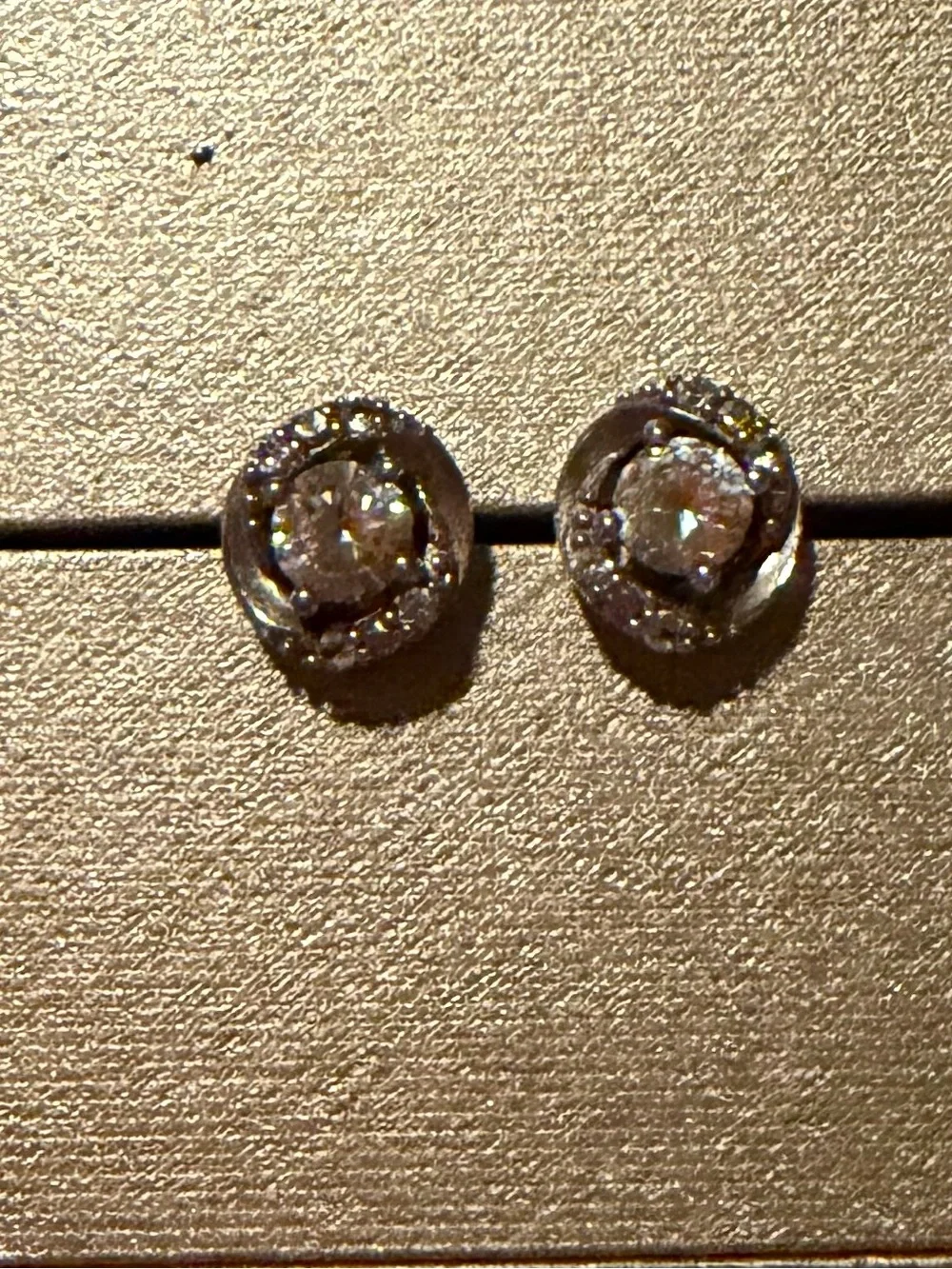 1.25ct Sterling Silver Natural White Sapphire and Real Diamond Halo Earrings